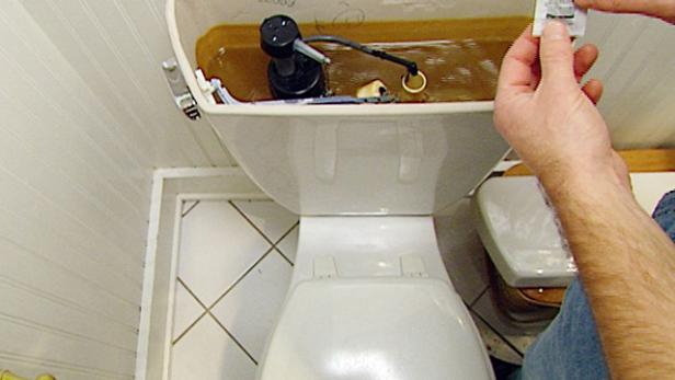 Repair Of The Leak In The Toilet